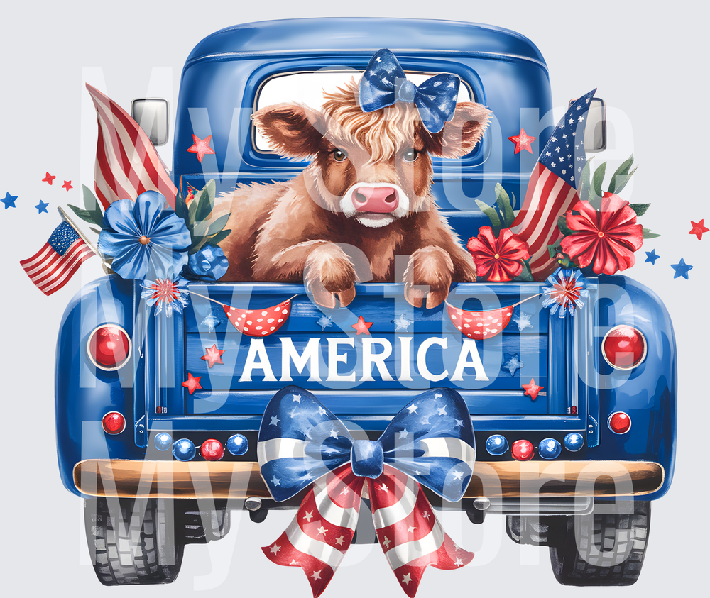Highland cow America - Copy