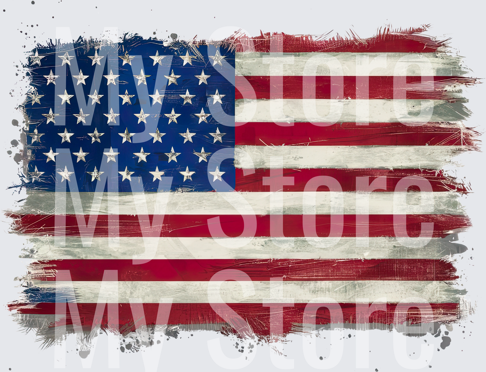 THSP09052404 - American Flag PNG Design, USA Flag PNG, 4th of July Png, Patriotic Design, Sublimation Design, Instant Download, Digital Print, Digital File 1