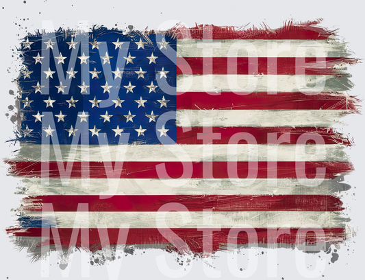 THSP09052404 - American Flag PNG Design, USA Flag PNG, 4th of July Png, Patriotic Design, Sublimation Design, Instant Download, Digital Print, Digital File 1